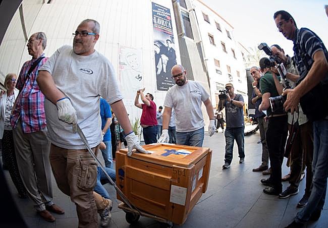 Traslado del legado de Lorca.