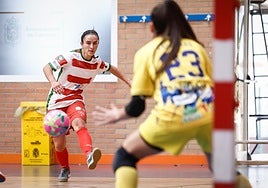 Un partido anterior del Granada Femenino de fútbol sala.