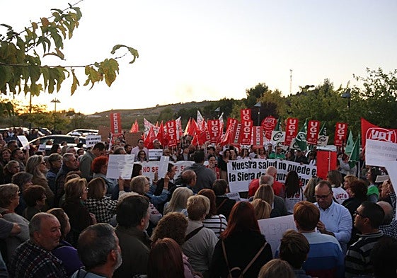 Participantes en la concentración.