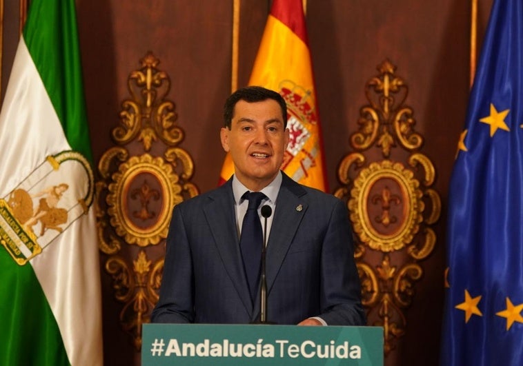 Moreno pide máxima prudencia a los andaluces y contacta con el Gobierno por el aviso rojo por lluvias