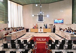 Imagen de archivo del Pleno Municipal del Ayuntamiento de Almería.