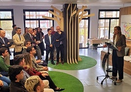 Encuentro de la ministra con jóvenes del Campus Rural.