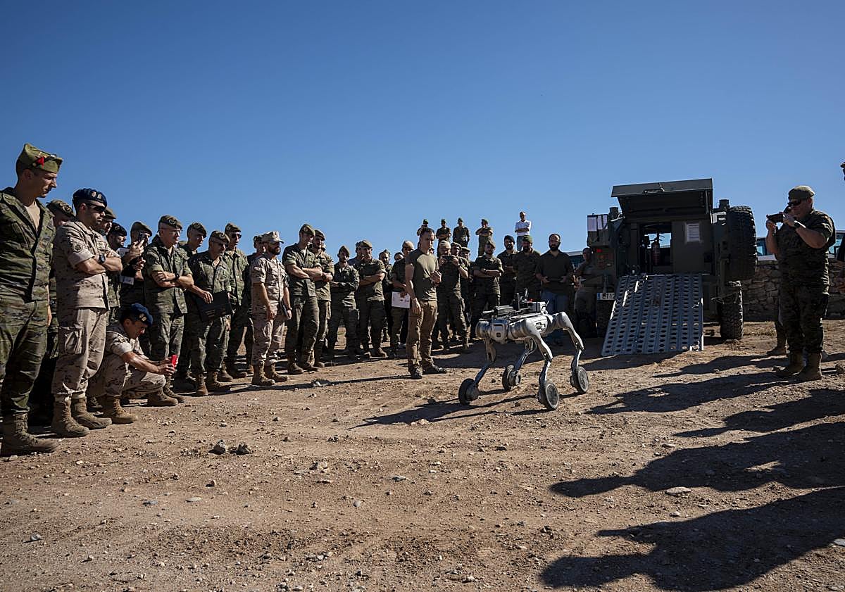 Imagen principal - Diferentes actuaciones en el campo de maniobras y tiro Álvarez de Sotomayor.