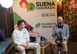 Christian García, durante la entrevista en el restaurante Malahermosa.