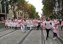 Marcha Rosa en la capital el pasado 28 de octubre.