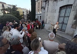 Inicio de la visita teatralizada.