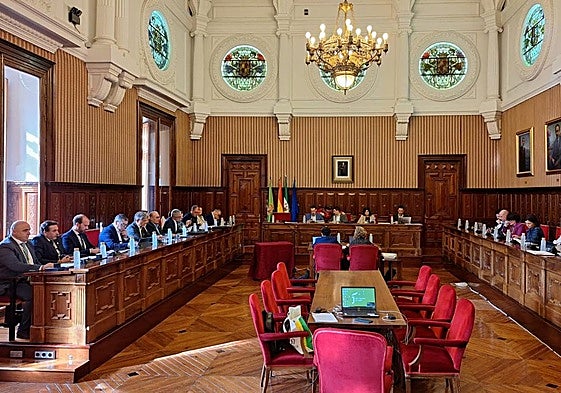 Pleno de la Diputación celebrado el pasado viernes.