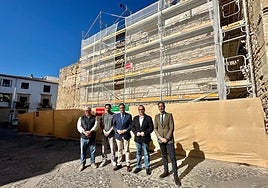 Visita a la muralla en Baeza.