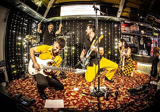 Un momento de la actuación de Sarajevo 84 en Lemon Rock.