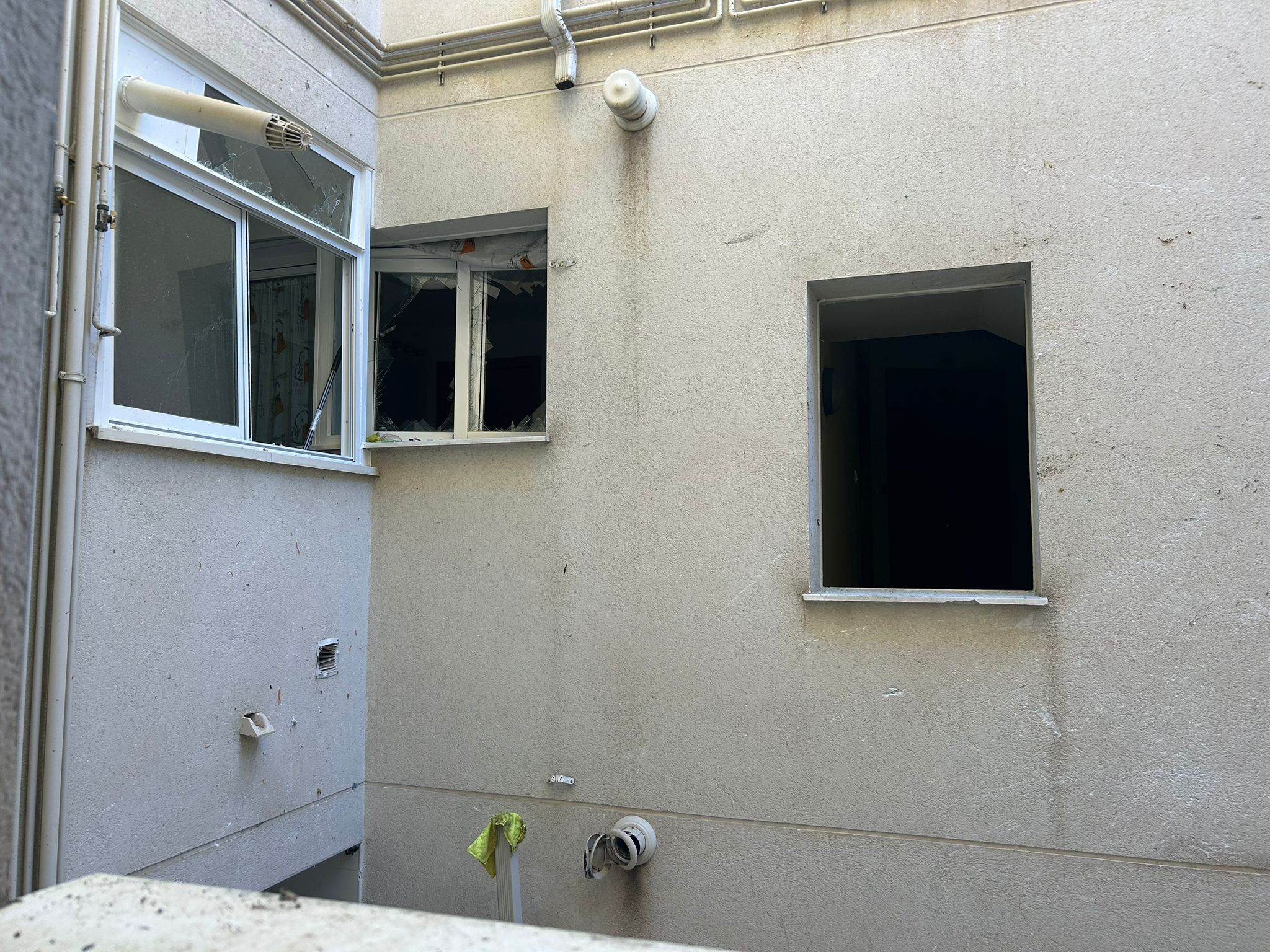 Así quedó el bloque tras la explosión de Atarfe