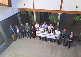 Acto de la asociación Guardias Civiles Solidarios de Granada.