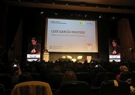 Luis García Montero ha impartido la ponencia inaugural del Congreso.