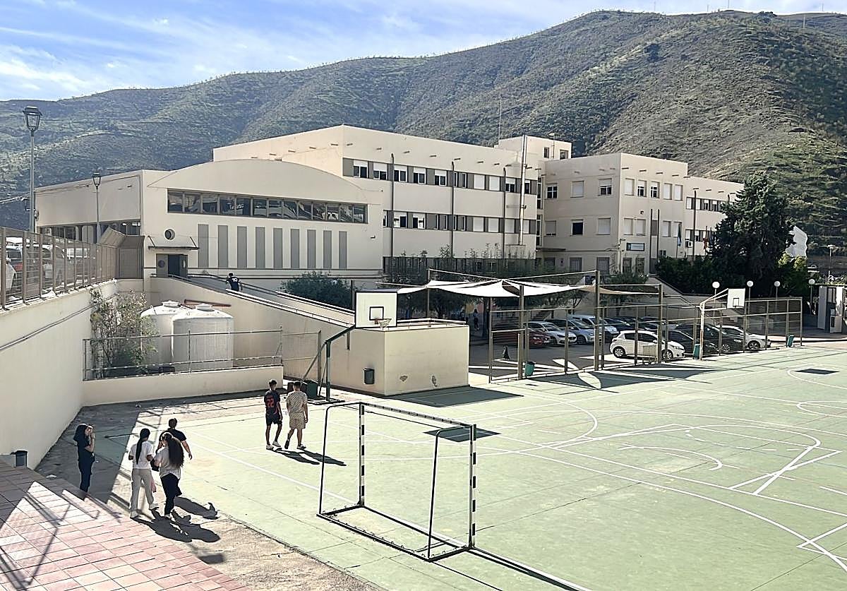 IES La Contraviesa de Albuñol, ayer.