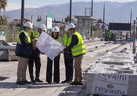 El tramo de la Paz, en Churriana de la Vega, quedará terminado en noviembre.