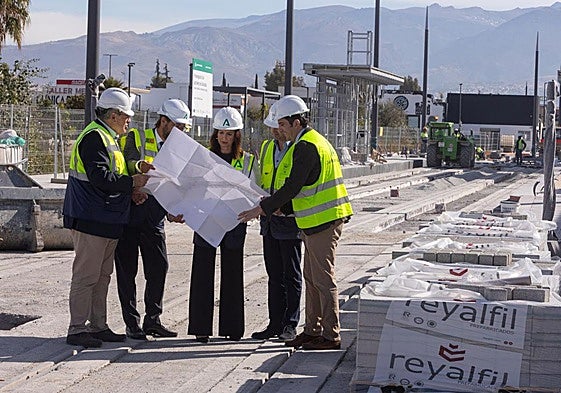 El tramo de la Paz, en Churriana de la Vega, quedará terminado en noviembre.