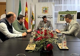 Reunión mantenida con la Diputación.