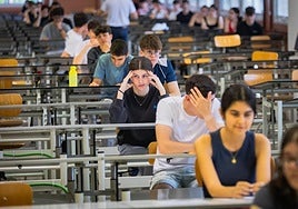 Prueba de Selectividad en la Universidad de Granada.