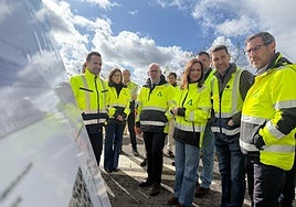 Visita al inicio de las obras.