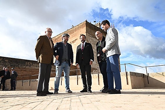 El delegado del Gobierno en Granada inspecciona las obras realizadas en este espacio, que forma parte del itinerario de visita pública de la Alcazaba