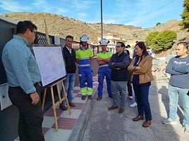 Mancomunidad y Aguas y Servicios continúan la mejora en la red de abastecimiento de La Rábita