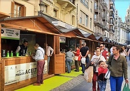 Imagen de la Fiesta del Primer Aceite en la capital en una edición anterior.
