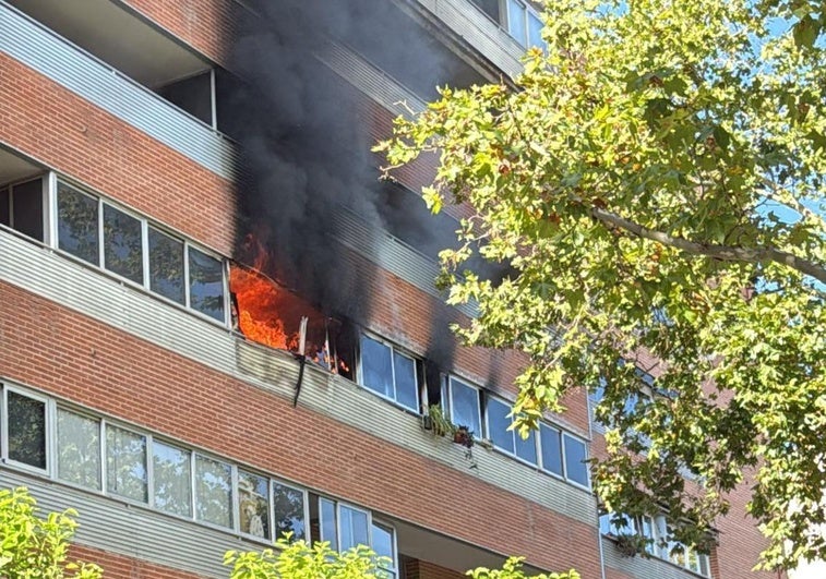 Una vela junto a una bombona de butano, causa del incendio en Joaquina Eguaras