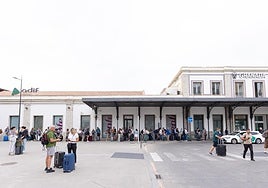 Estación de tren de Andaluces.