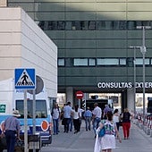 El Hospital Clínico San Cecilio de Granada.