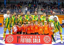 Integrantes del conjunto amarillo desplazados al pabellón Ciudad de Tudela.