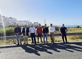 Mancomunidad inicia la 2ª fase de las conducciones del depósito de agua potable de Matagallares en Salobreña