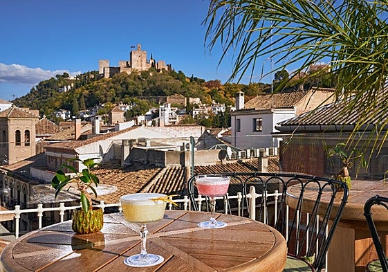 Vista del hotel de Granada, el más lujoso de España.