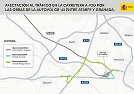 Actuaciones en la A.-92 y la GR-43.