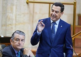 Moreno avisa de que la «estabilidad» está en «peligro» de cara a las autonómicas y Vox le afea que le eche «la culpa»