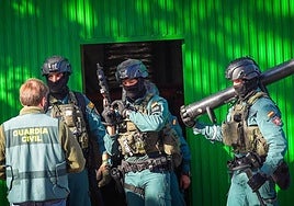 Operación contra el tráfico de marihuana, de archivo.