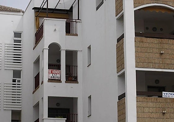 Pisos en venta en una imagen de archivo.