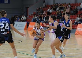 María Sánchez, en un ataque de las granadinas en casa.