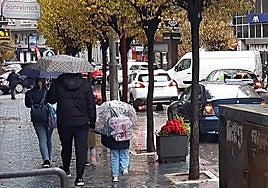 Lluvia en Jaén en una imagen de archivo.