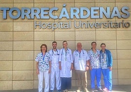 Personal de la Unidad de Neumología y Alergia Pediátrica del Materno Infantil de Almería.