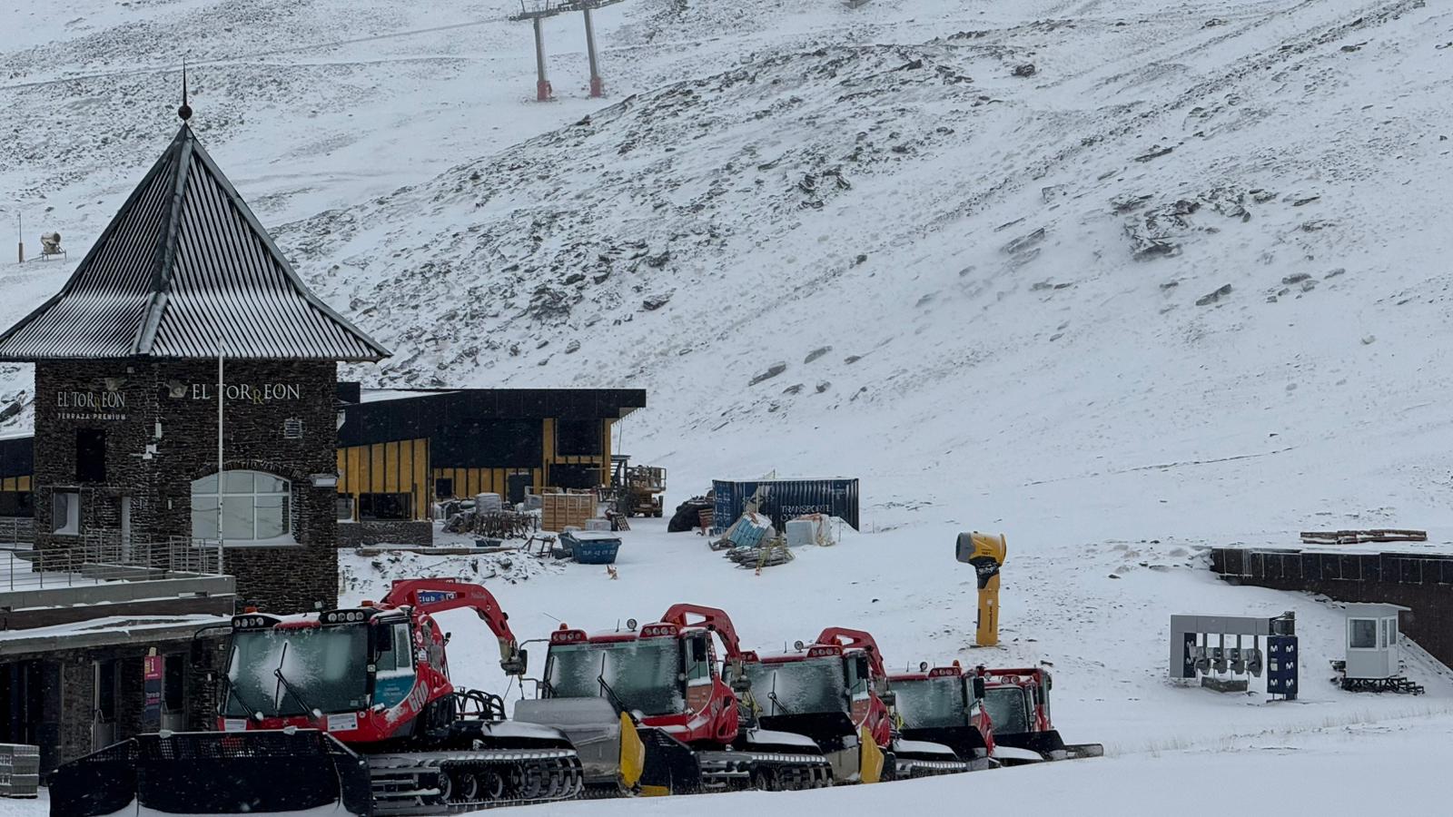 Las imágenes de la nevada en la Sierra por la borrasca Claudia