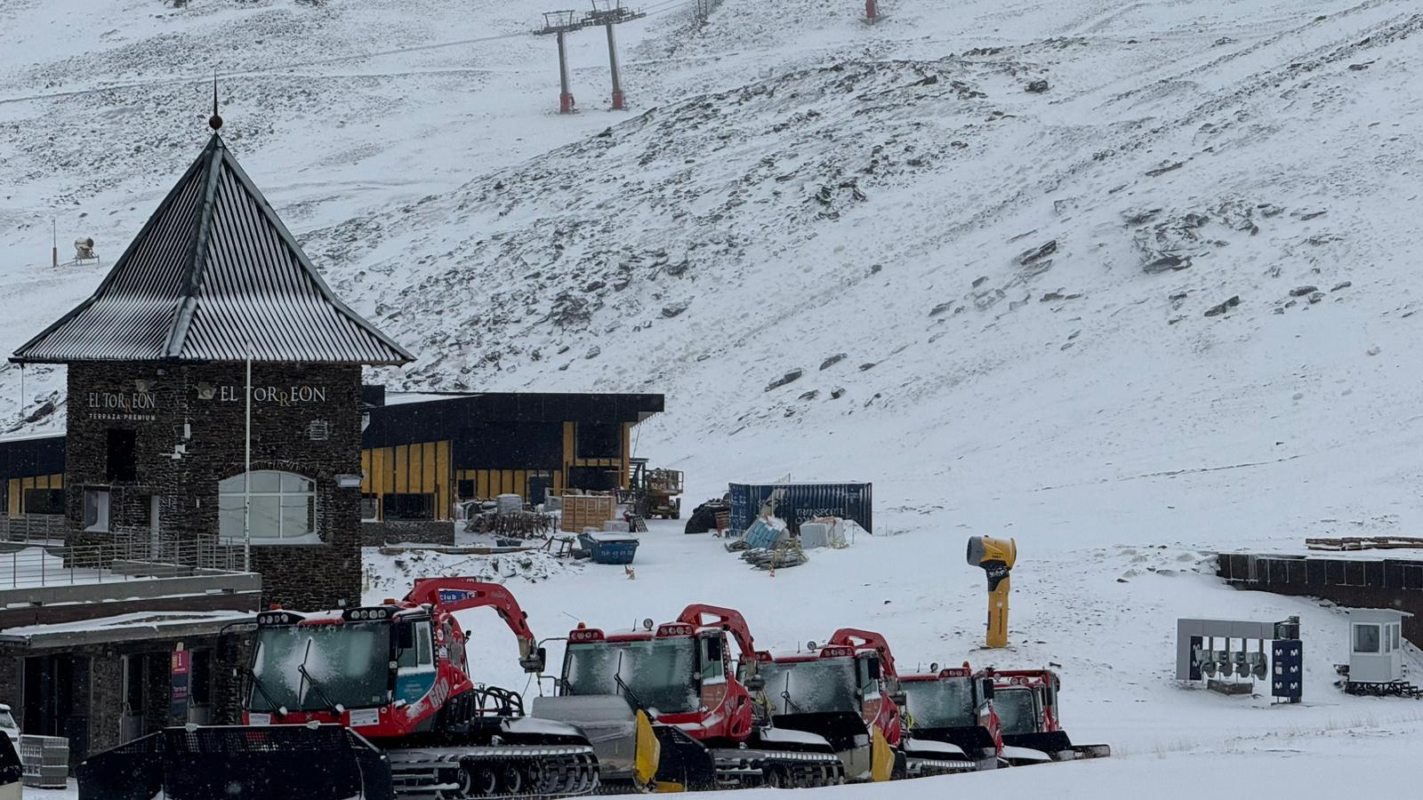 Las imágenes de la nevada en la Sierra por la borrasca Claudia