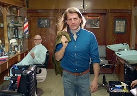 Luis Rubén, el tío de Rubiales en un anuncio de televisión.