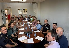 Reunión mantenida entre los distintos equipos.