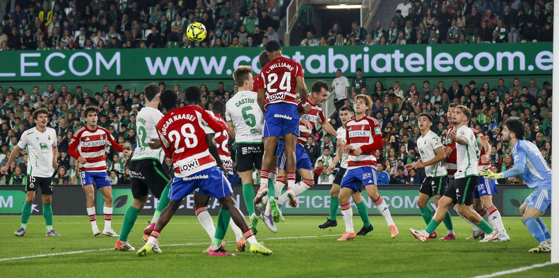 Las mejores imágenes del Racing - Granada CF