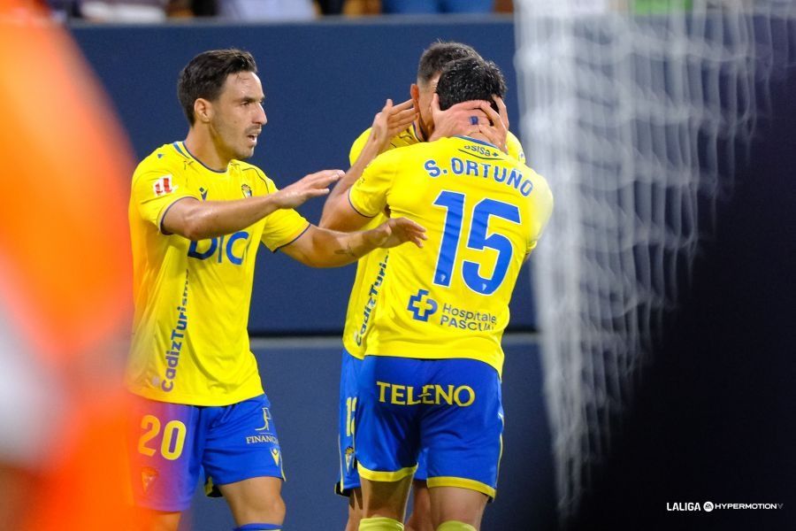 El Cádiz celebra pocos goles,pero saca a ellos un gran rendimiento.