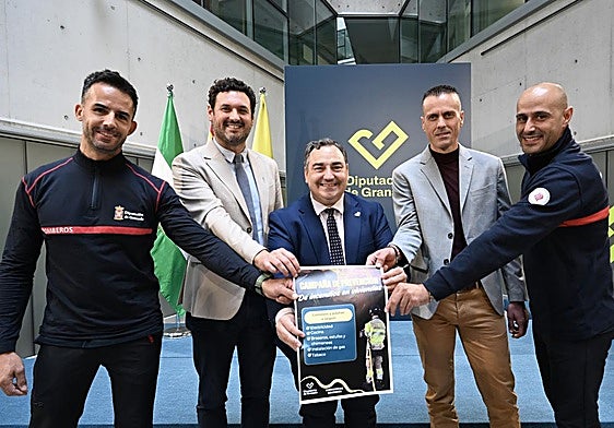 Presentación de la campaña de prevención de incendios en la sede de la Diputación.