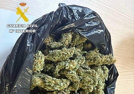 Droga incautada en Granada.