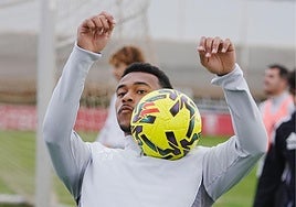 Loïc, en un entrenamiento.