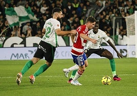 Sergio Ruiz, en el partido en El Sardinero.