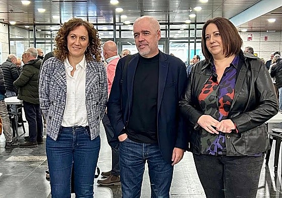 Nuria López, Unai Sordo y Silvia de la Torre.
