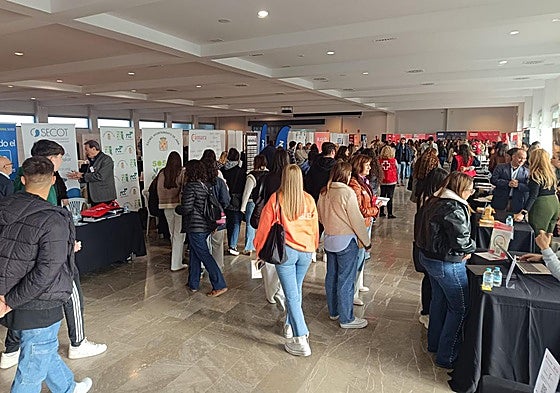 Actividad en la feria.